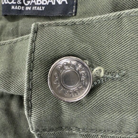 Dolce & Gabbana Green Slim Green Pants Men’s Size 48 IT - Picture 9 of 13